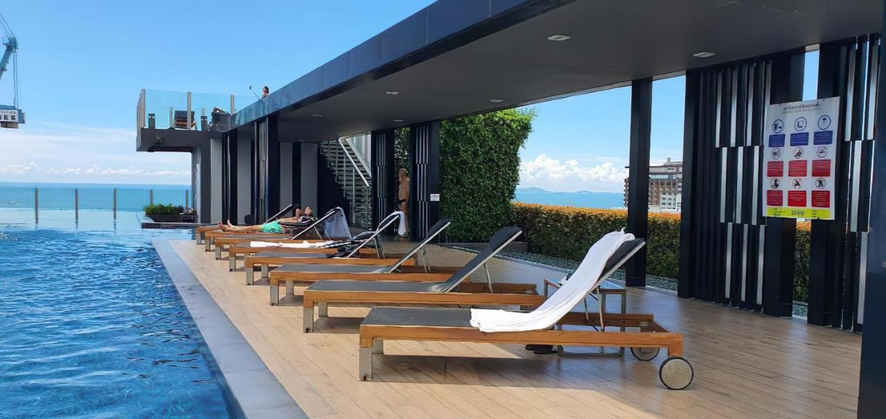 Amazing Infinity Pool Condo Next To The Beach 파타야 외부 사진