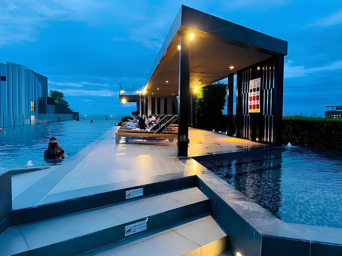 Amazing Infinity Pool Condo Next To The Beach 파타야 외부 사진