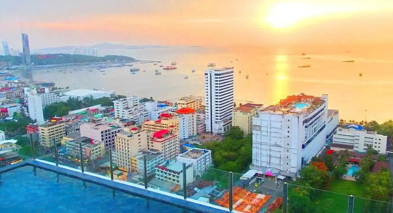 Amazing Infinity Pool Condo Next To The Beach 파타야 외부 사진