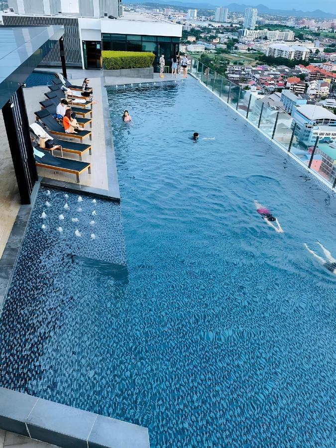 Amazing Infinity Pool Condo Next To The Beach 파타야 외부 사진